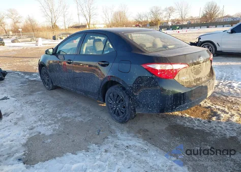2014 Toyota Corolla L z USA, uszkodzony, nr VIN 2T1BURHE4EC159506